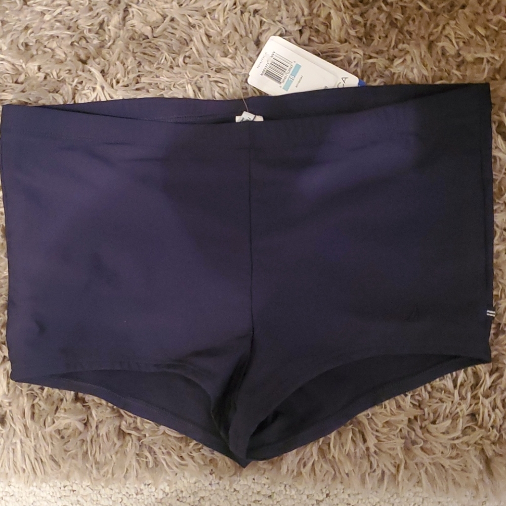 NWT Nautica Swim Performance Boyshorts Large